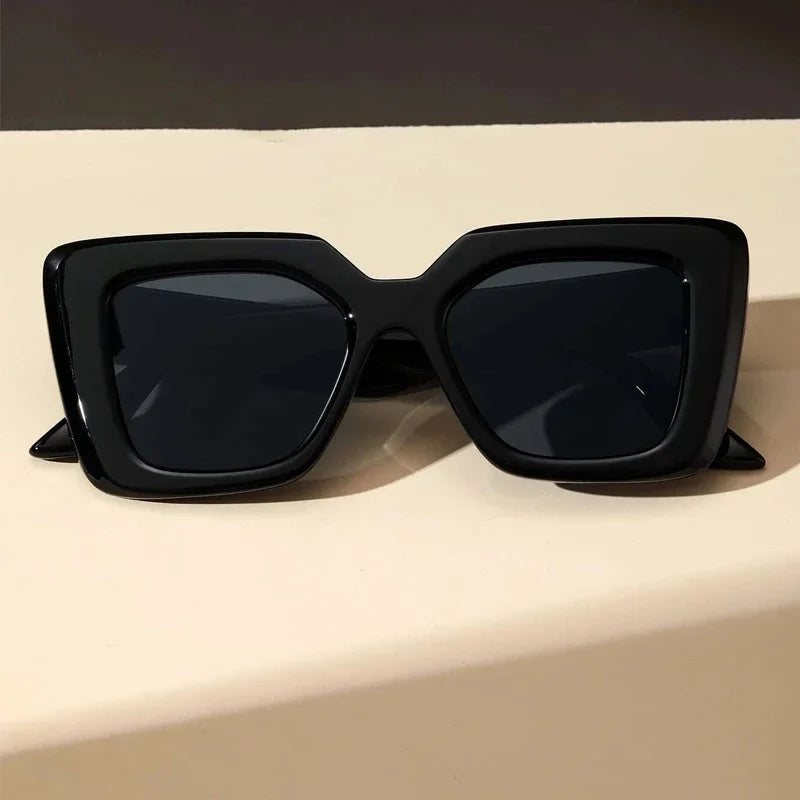 Oversized Square Sunglasses - Side View